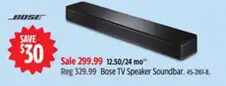 Canadian Tire Bose TV Speaker Soundbar offer