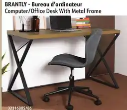 Sushi Shop Computer/Office Desk With Metal Frame offer