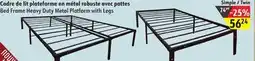 Sushi Shop Bed Frame Heavy Duty Metal Platform with Legs offer