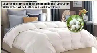 Sushi Shop 100% cotton White Feather and Duck Down Duvet offer