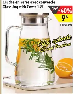 Sushi Shop Glass Jug with Cover offer