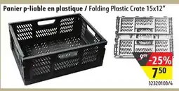 Sushi Shop Folding Plastic Crate 15x12 offer