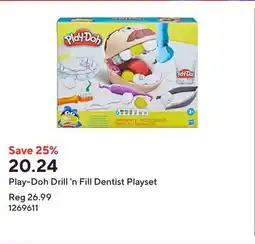 Staples Play-Doh Drill 'n Fill Dentist Playset offer