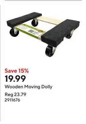 Staples Wooden Moving Dolly offer
