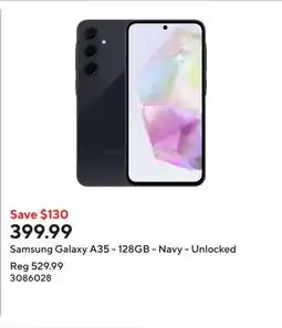 Staples Samsung Galaxy A35 - 128GB - Navy - Unlocked offer