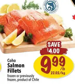 Farm Boy Coho Salmon Fillets offer