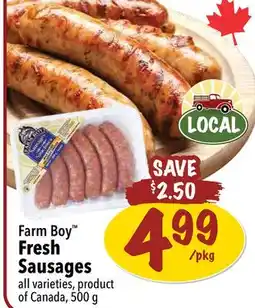 Farm Boy Farm Boy Fresh Sausages offer