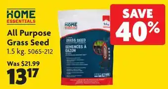 Home Hardware All Purpose Grass Seed offer