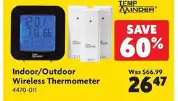 Home Hardware Indoor/Outdoor Wireless Thermometer offer