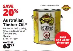Home Hardware Australian Timber Oil offer