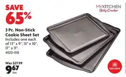 Home Hardware 3 Pc. Non-Stick Cookie Sheet Set offer