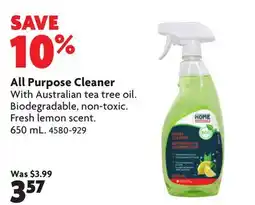 Home Hardware All Purpose Cleaner offer