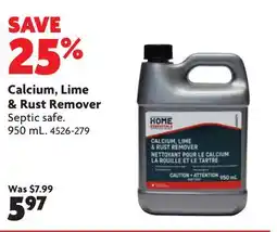 Home Hardware Calcium, Lime & Rust Remover offer