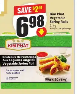 Chalo FreshCo Kim Phat Vegetable Spring Rolls 1 kg offer