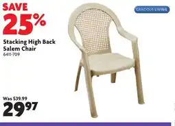 Home Hardware Stacking High Back Salem Chair offer