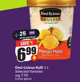 Chalo FreshCo Desi-Licious Kulfi 1 L Selected Varieties offer