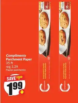 Chalo FreshCo Compliments Parchment Paper 35 ft offer