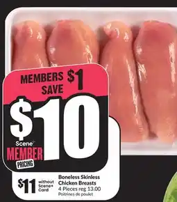 Chalo FreshCo Boneless Skinless Chicken Breasts 4 Pieces offer