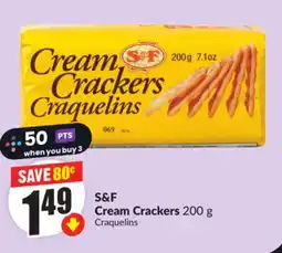 Chalo FreshCo S&F Cream Crackers 200 g offer