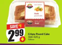 Chalo FreshCo Crispy Pound Cake 368-420 g offer