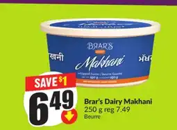 Chalo FreshCo Brar's Dairy Makhani 250 g offer