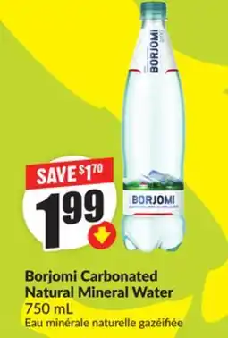 Chalo FreshCo Borjomi Carbonated Natural Mineral Water 750 mL offer