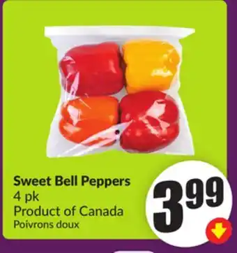 Chalo FreshCo Sweet Bell Peppers 4 pk Product of Canada offer
