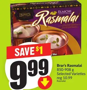 FreshCo Brar's Rasmalai 850-908 g Selected varieties offer