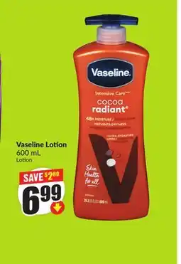 FreshCo Vaseline Lotion 600 mL offer
