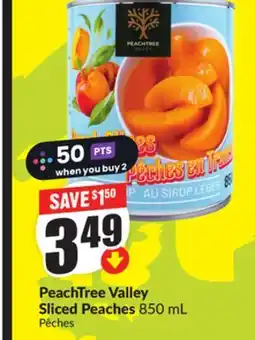 FreshCo PeachTree Valley Sliced Peaches 850 ml offer