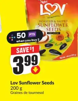 FreshCo Lov Sunflower Seed 200g offer