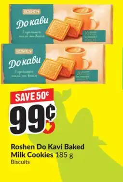 FreshCo Roshen Do Kavi baked Milk Cookies 185 g offer