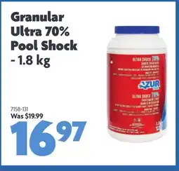 Home Hardware Granular Ultra 70% Pool Shock offer