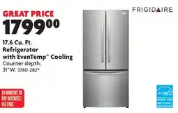 Home Hardware 17.6 Cu. Ft. Refrigerator with EvenTemp Cooling offer