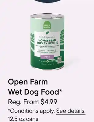 Petvalu Open Farm Wet Dog Food offer