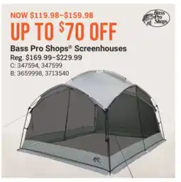 Bass Pro Bass Pro Shops Screenhouses offer