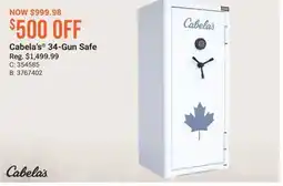Bass Pro Cabela's 34-Gun Safe offer