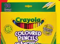 Walmart Crayola Coloured Pencils 50-Pack offer
