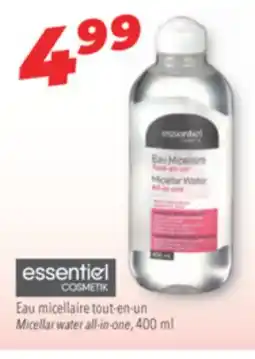 Familiprix ESSENTIEL Micellar water all-in-one, 400 ml offer