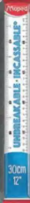 Familiprix MAPED Unbreakable Ruler, 30 cm offer