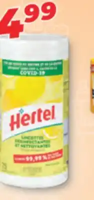 Familiprix HERTEL Desinfecting wipes, 75 units offer