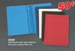 Familiprix HILROY, Duo-tang in cardboard with 3 ties offer