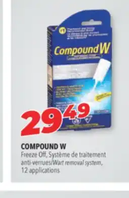 Familiprix COMPOUND W, Freeze Off, Wart removal system, 12 applications offer