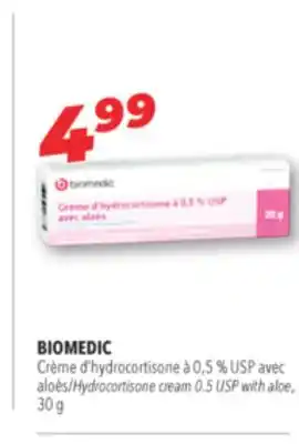 Familiprix BIOMEDIC Hydrocortisone cream 0.5 USP with aloe, 30 g offer