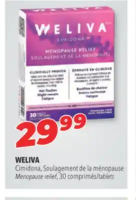 Familiprix WELIVA Menopause relief, 30 tablets offer