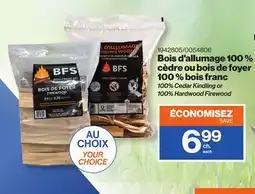 Patrick Morin 100% Cedar Kindling or 100% Hardwood Firewood offer