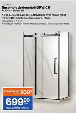 Patrick Morin NORWICH Shower Set offer