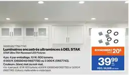 Patrick Morin STAK Ultra-Thin Recessed LED Fixtures offer
