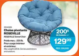 Patrick Morin ROSEVILLE Swivel Chair offer