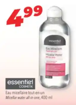 Familiprix ESSENTIEL COSMETIK, Micellar water all-in-one, 400 ml offer